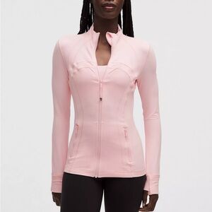 Lululemon Define Cropped Jacket Nulu-Blush Quartz(peachy pink)-NWT